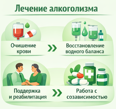 лечение алкоголизма в Ессентуках этапы